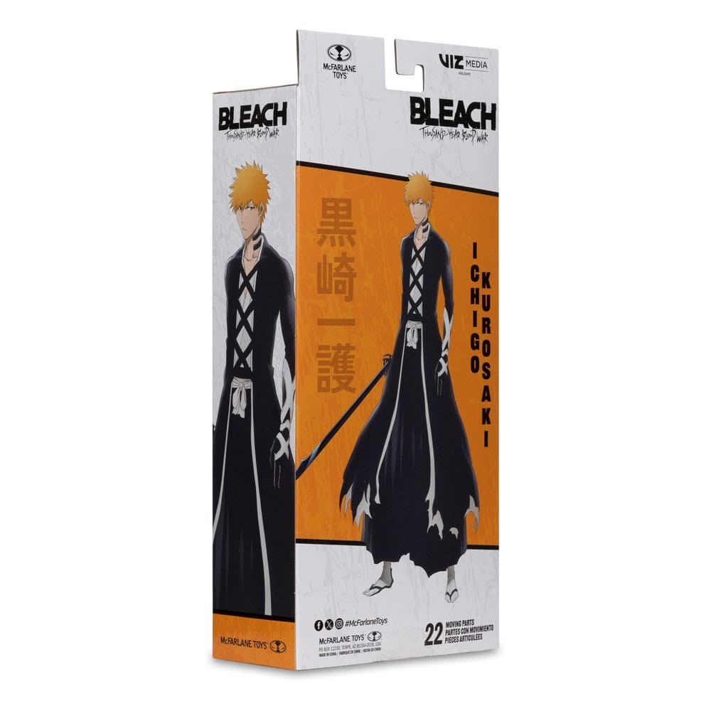 BLEACH THOUSAND YEAR BLOOD WAR ICHIGO KUROSAKI FULLBRING BANKAI ACTION FIGURE MC FARLANE