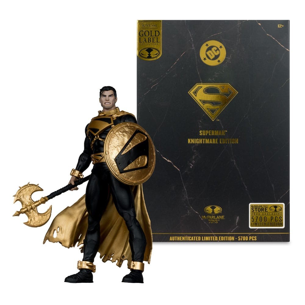 MC FARLANE DC MULTIVERSE SUPERMAN FUTURE STATE KNIGHTMARE EDITION GOLD LABEL ACTION FIGURE