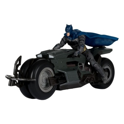 DC MULTIVERSE THE FLASH BATMAN AND BATCYCLE ACTION FIGURE MC FARLANE
