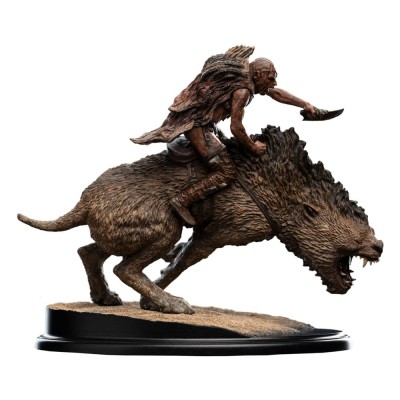 WETA THE LORD OF THE RINGS SHARKU ON WARG STATUE RESIN FIGURE