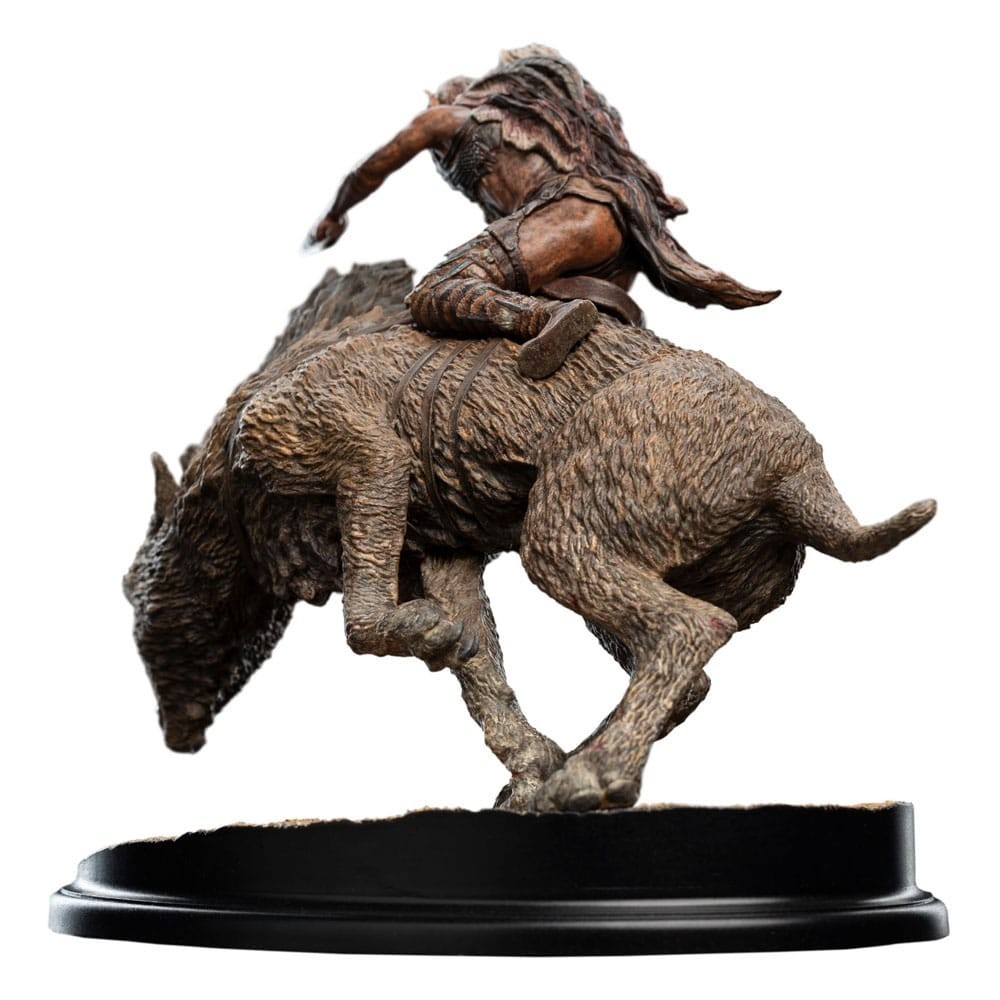 WETA THE LORD OF THE RINGS SHARKU ON WARG STATUE RESIN FIGURE