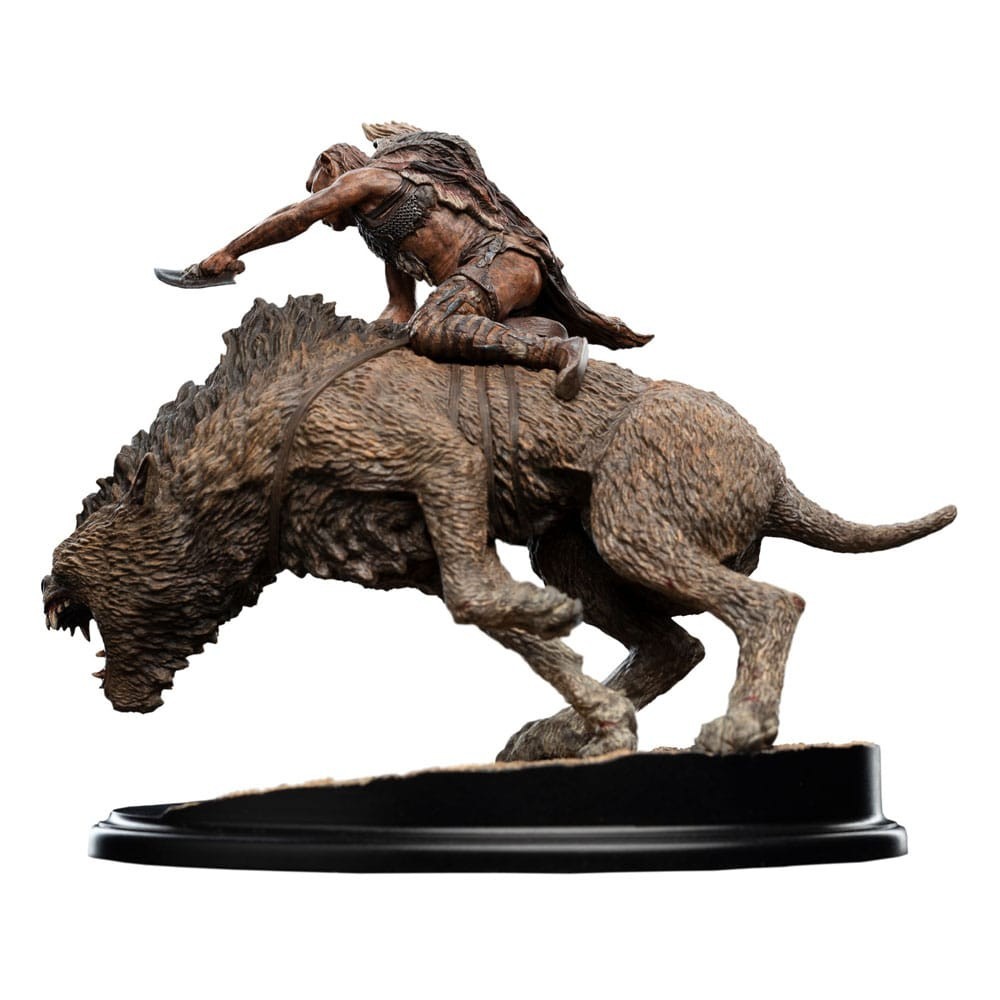 WETA THE LORD OF THE RINGS SHARKU ON WARG STATUE RESIN FIGURE