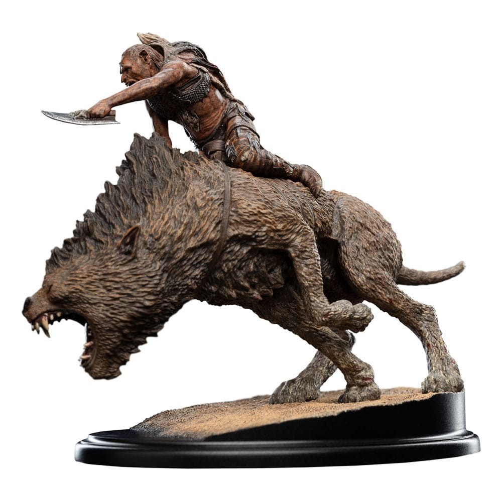 THE LORD OF THE RINGS SHARKU SU WARG STATUA RESIN FIGURE WETA