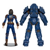 MC FARLANE FALLOUT T-60 VAULT TEC & SOLE SURVIVOR 2-PACK PVC ACTION FIGURE