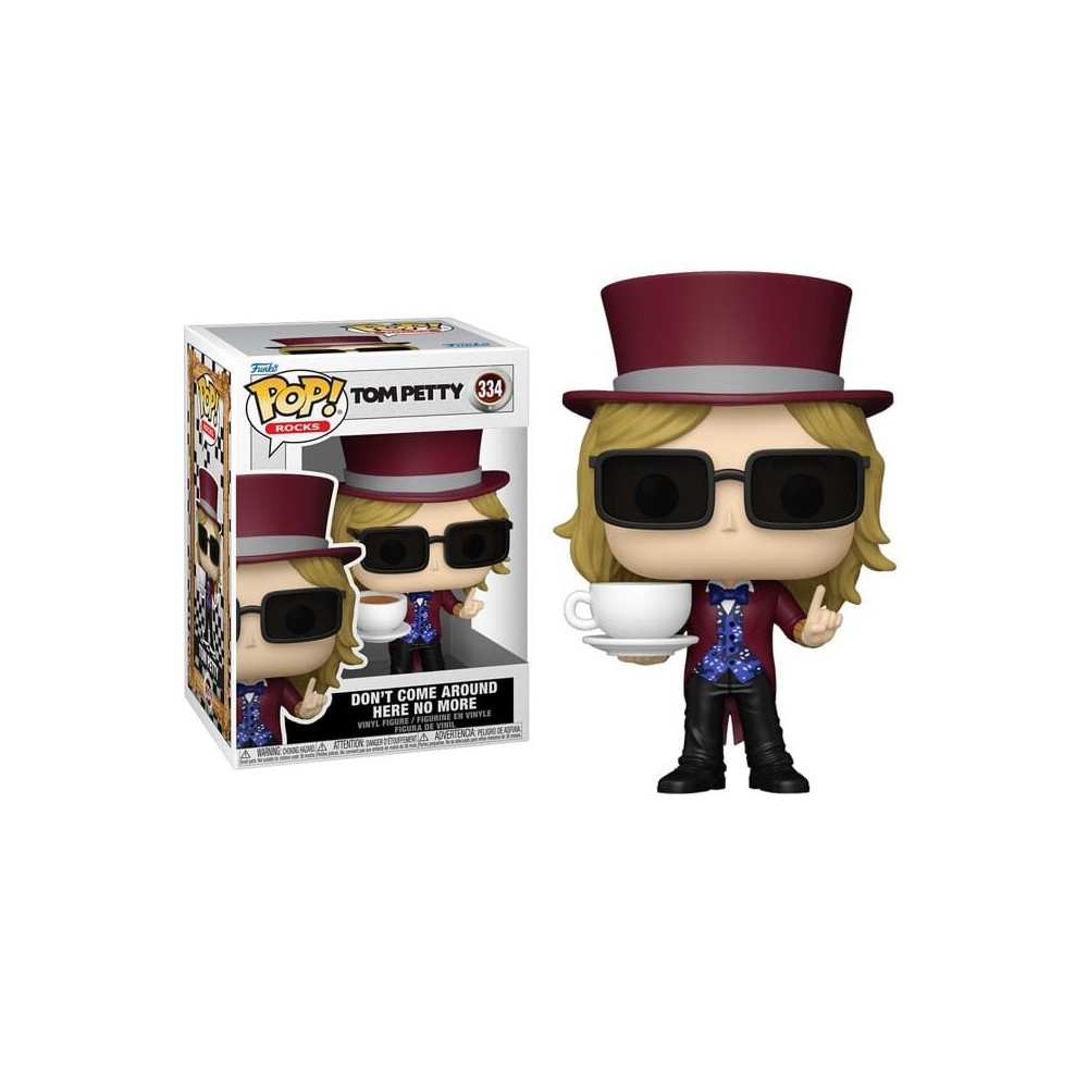 FUNKO FUNKO POP! ROCKS TOM PETTY DON'T COME AROUND HERE NO MORE BOBBLE HEAD FIGURE