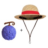 ONE PIECE GIFT SET - CAPPELLO DI PAGLIA E ANTISTRESS CINEREPLICAS