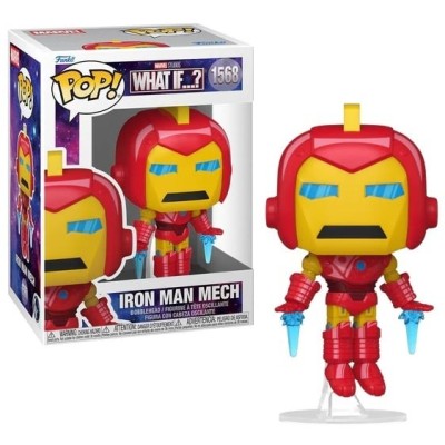 FUNKO POP! MARVEL WHAT IF...? IRON MAN MECH BOBBLE HEAD KNOCKER FIGURE FUNKO