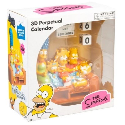 THE SIMPSONS CALENDARIO PERPETUO FIGURE GRUPO ERIK