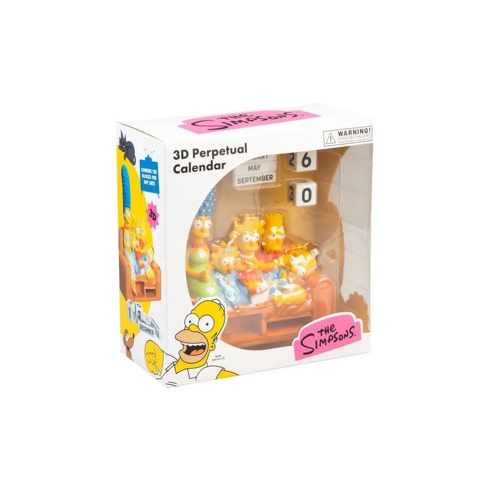 THE SIMPSONS CALENDARIO PERPETUO FIGURE GRUPO ERIK
