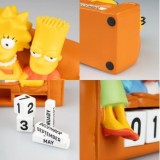 GRUPO ERIK THE SIMPSONS PERPETUAL CALENDAR FIGURE