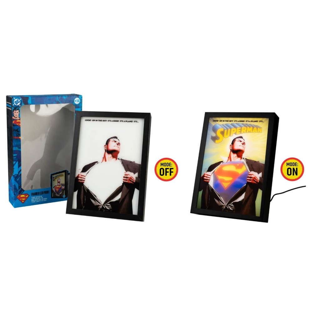 GRUPO ERIK SUPERMAN LIGHT CANVAS 20X28CM