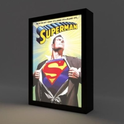 SUPERMAN QUADRO RETROILLUMINATO 20X28CM GRUPO ERIK