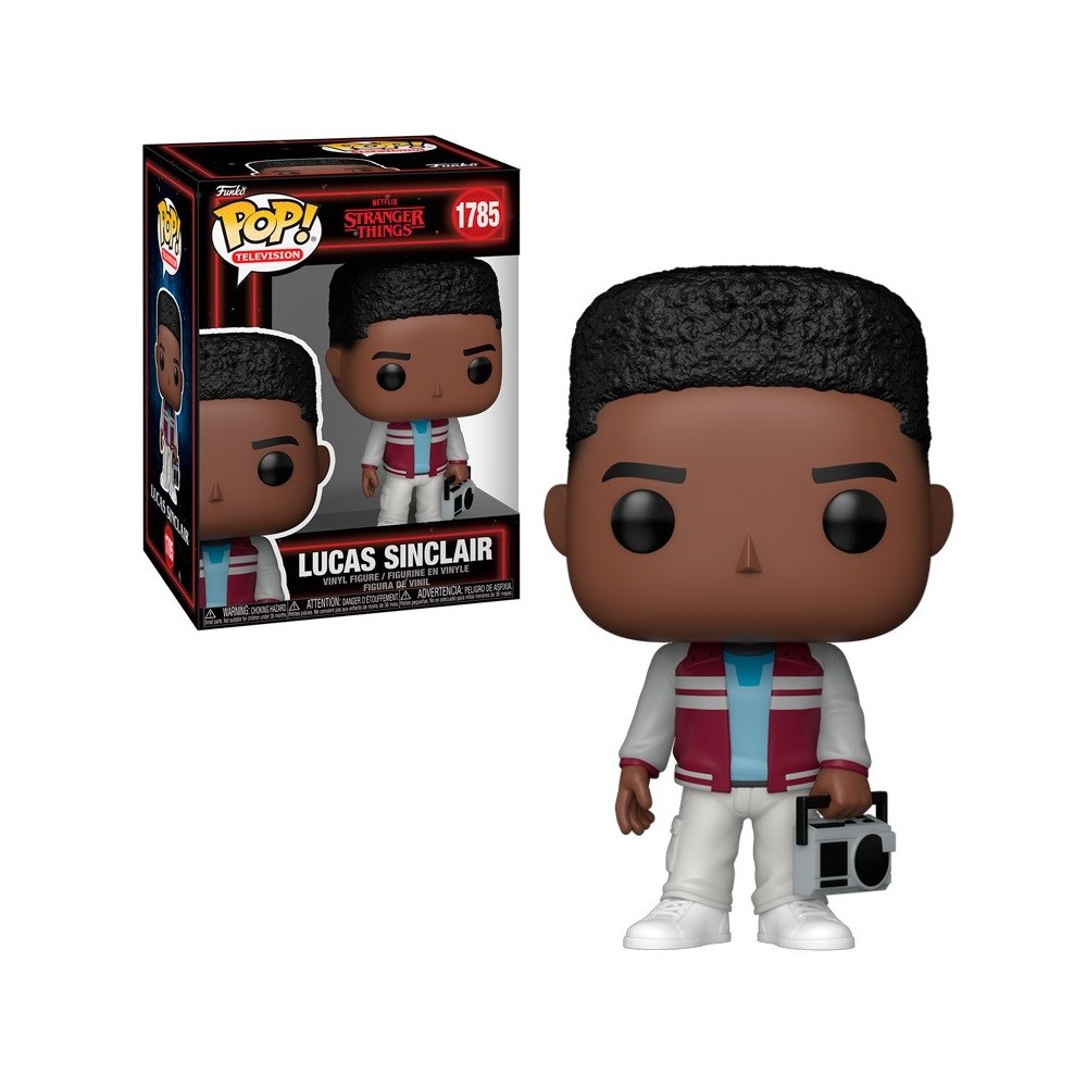 FUNKO POP! STRANGER THINGS LUCAS SINCLAIR 1785 BOBBLE HEAD KNOCKER FIGURE FUNKO