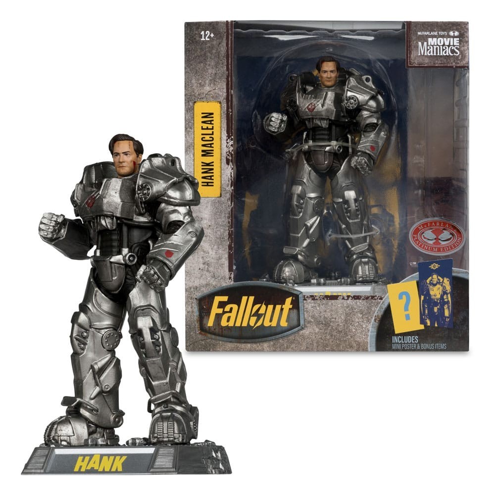 FALLOUT MOVIE MANIACS HANK MACLEAN STATUA FIGURE MC FARLANE