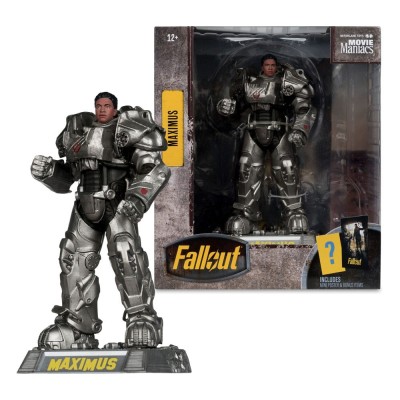 MC FARLANE FALLOUT MOVIE MANIACS MAXIMUS SEASON 2 STATUE PVC FIGURE