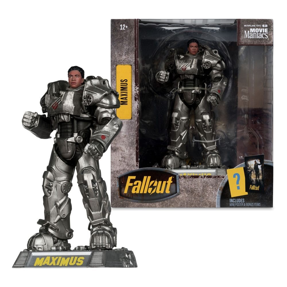 FALLOUT MOVIE MANIACS MAXIMUS STATUA FIGURE MC FARLANE