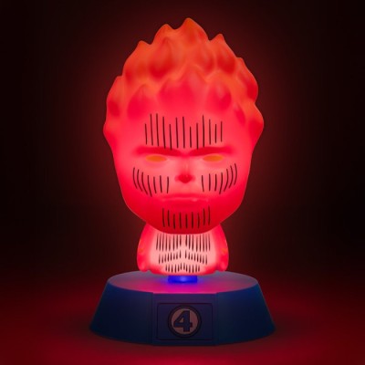 PALADONE PRODUCTS MARVEL ICON LIGHTS HUMAN TORCH LAMP FIGURE