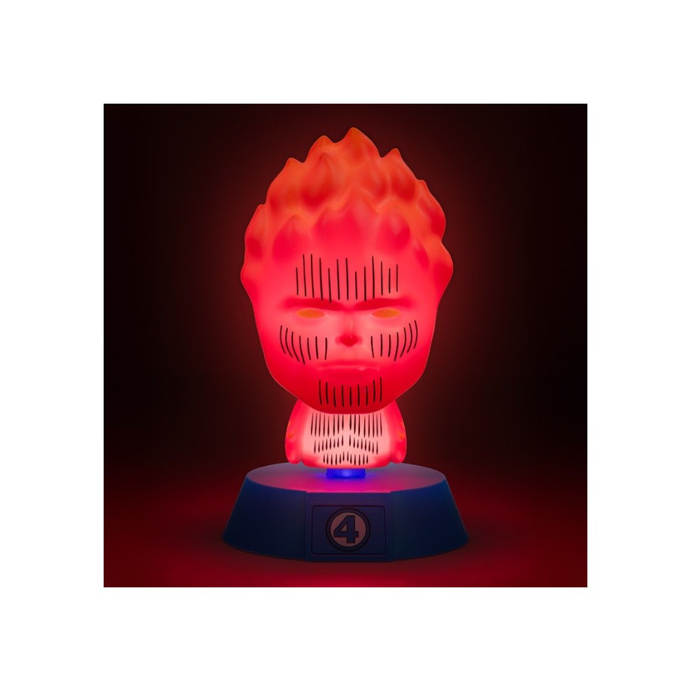 MARVEL ICON LIGHTS HUMAN TORCH LAMPADA FIGURE PALADONE PRODUCTS