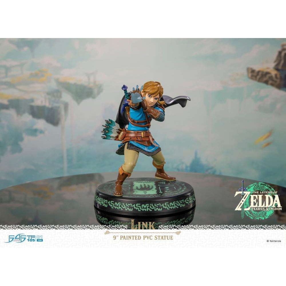 THE LEGEND OF ZELDA TEARS OF THE KINGDOM LINK STATUA FIGURE FIRST4FIGURES