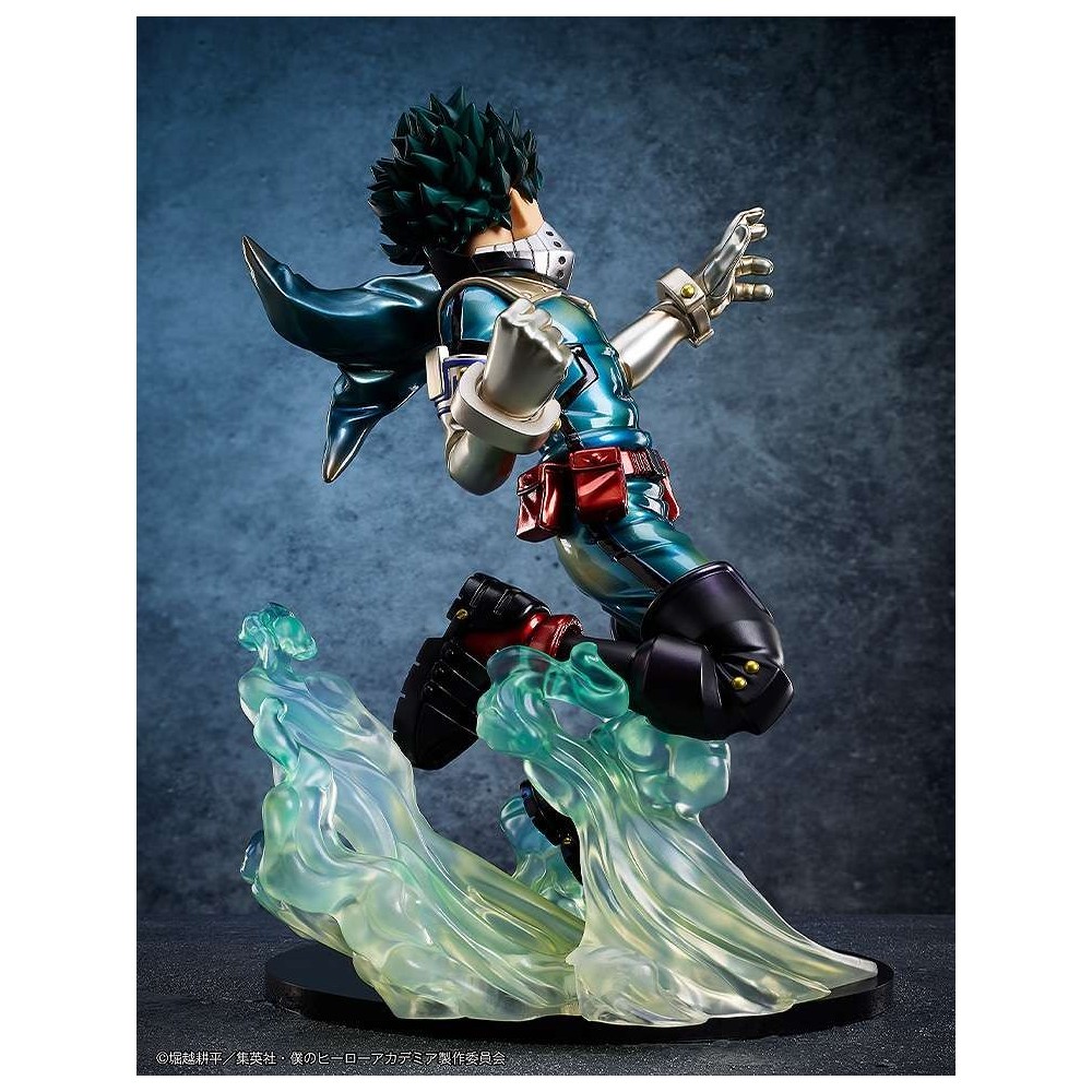 MY HERO ACADEMIA IZUKU MIDORIYA METALLIC COLOR STATUA FIGURE GOOD SMILE COMPANY