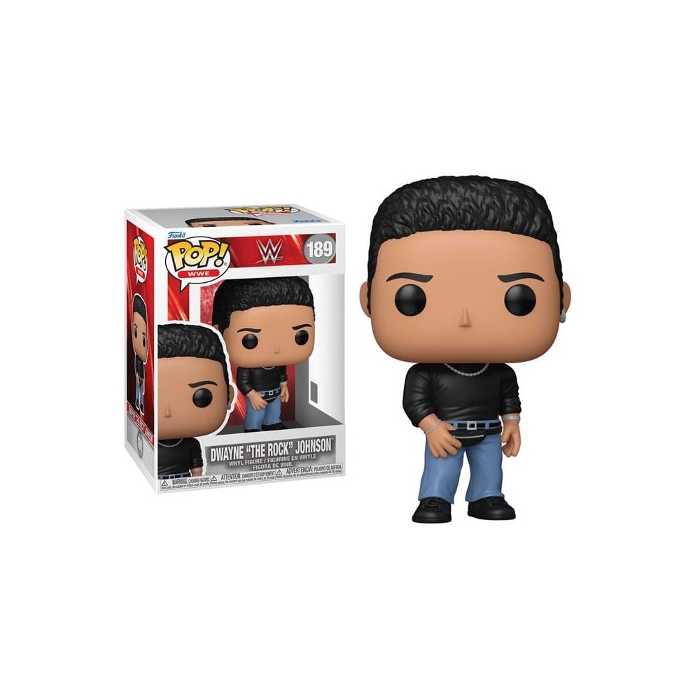 FUNKO FUNKO POP! WWE DWAYNE THE ROCK JOHNSON BOBBLE HEAD PVC FIGURE