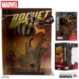 MC FARLANE MARVEL COLLECTION PVC STATUE ROCKET RACCOON (A CHASING TALE 1) 1/6 SCALE PVC STATUE FIGURE