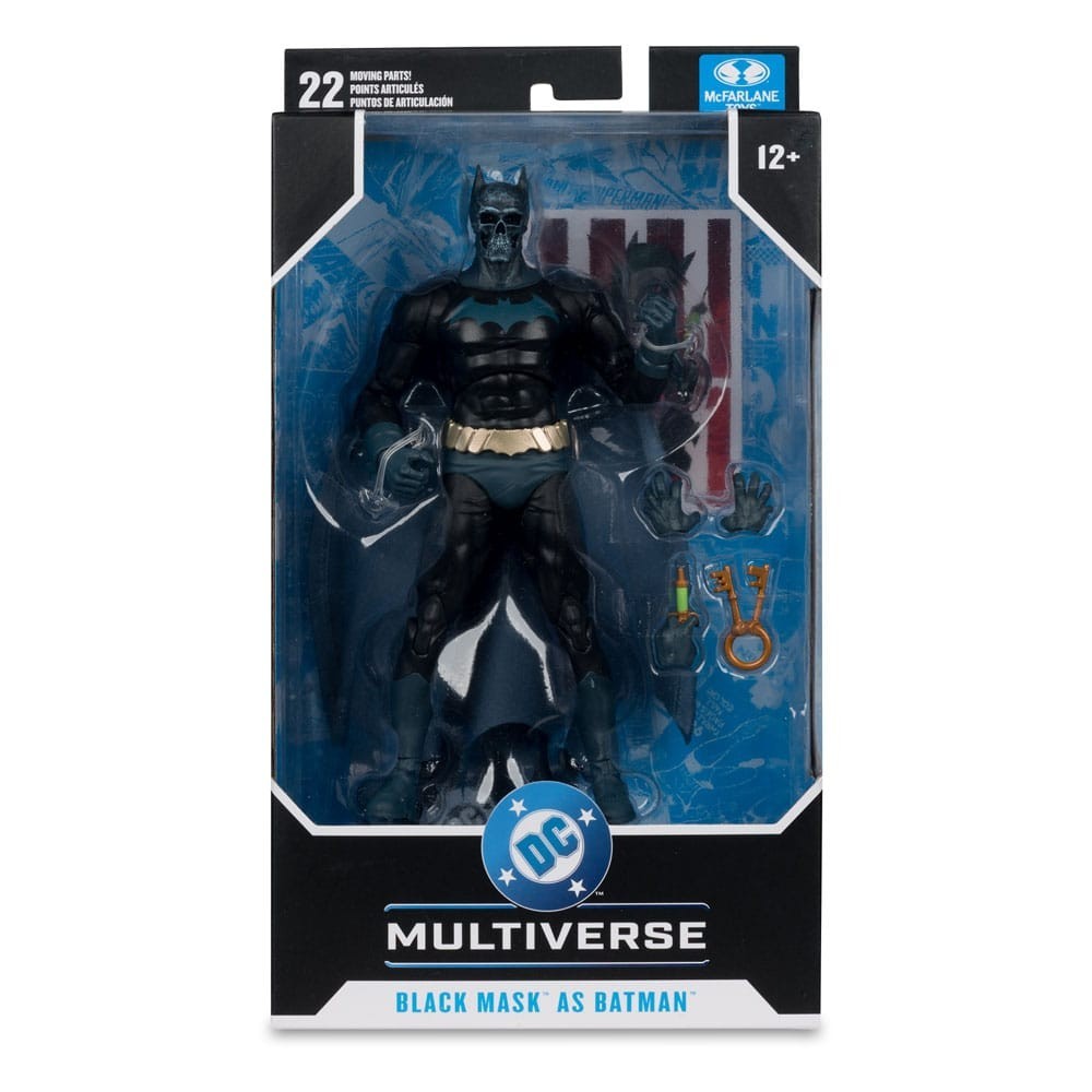 DC MULTIVERSE BLACK MASK AS BATMAN ACTION FIGURE MC FARLANE