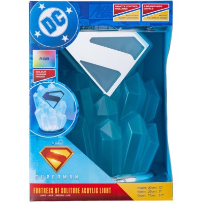 PALADONE PRODUCTS SUPERMAN FORTRESS OF SOLITUDE ACRYLIC LIGHT
