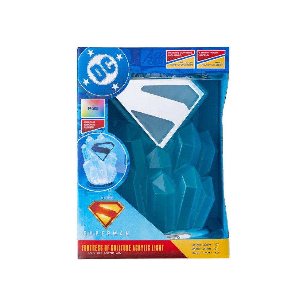 PALADONE PRODUCTS SUPERMAN FORTRESS OF SOLITUDE ACRYLIC LIGHT