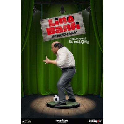 LINO BANFI ORONZO CANA' L'ALLENATORE NEL PALLONE CINE-MONI PVC 14CM FIGURE INFINITE STATUE