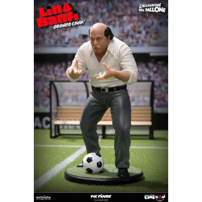 LINO BANFI ORONZO CANA' L'ALLENATORE NEL PALLONE CINE-MONI PVC 14CM FIGURE INFINITE STATUE