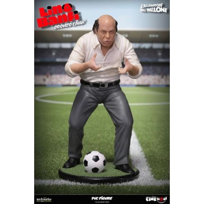 LINO BANFI ORONZO CANA' L'ALLENATORE NEL PALLONE CINE-MONI PVC 14CM FIGURE INFINITE STATUE