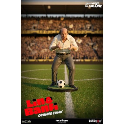 INFINITE STATUE LINO BANFI ORONZO CANA' L'ALLENATORE NEL PALLONE CINE-MONI PVC 14CM 1/10 FIGURE