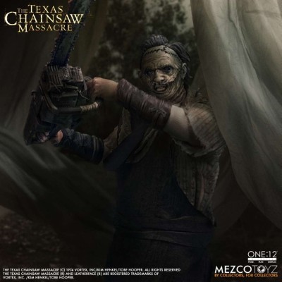 THE TEXAS CHAINSAW MASSACRE LEATHERFACE ONE:12 ACTION FIGURE MEZCO TOYS