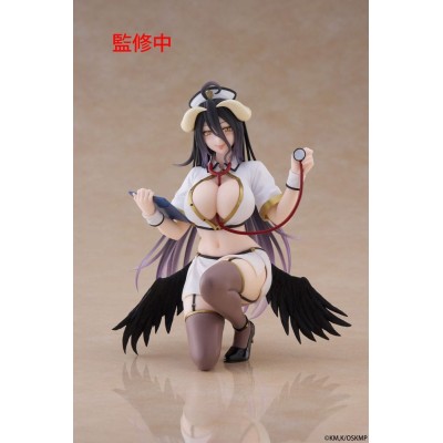 TAITO OVERLORD ALBEDO NURSE VERSION RENEWAL DESKTOP CUTE SERIES STATUE FIGURE