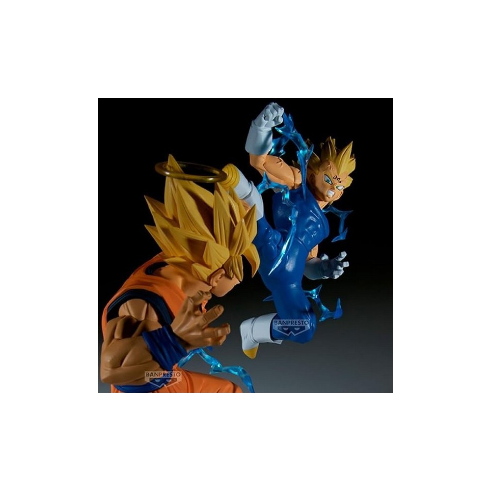 BANPRESTO DRAGON BALL Z MATCH MAKERS MAJIN VEGETA (VS SUPER SAIYAN 2 GOKU) STATUE