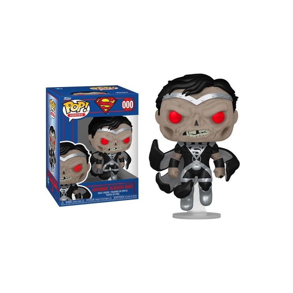 FUNKO POP! SUPERMAN BLACKEST NIGHT BOBBLE HEAD FIGURE FUNKO
