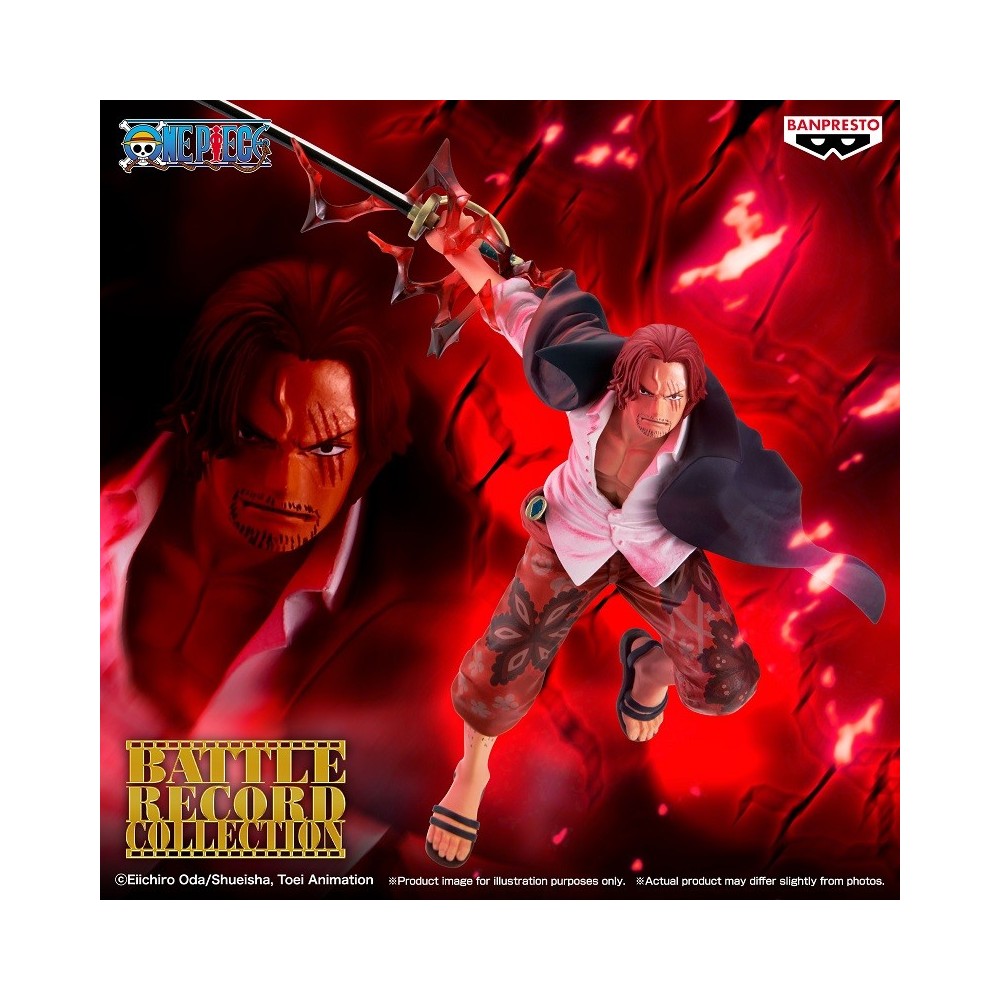 ONE PIECE BATTLE RECORD COLLECTION SHANKS STATUA FIGURE BANPRESTO