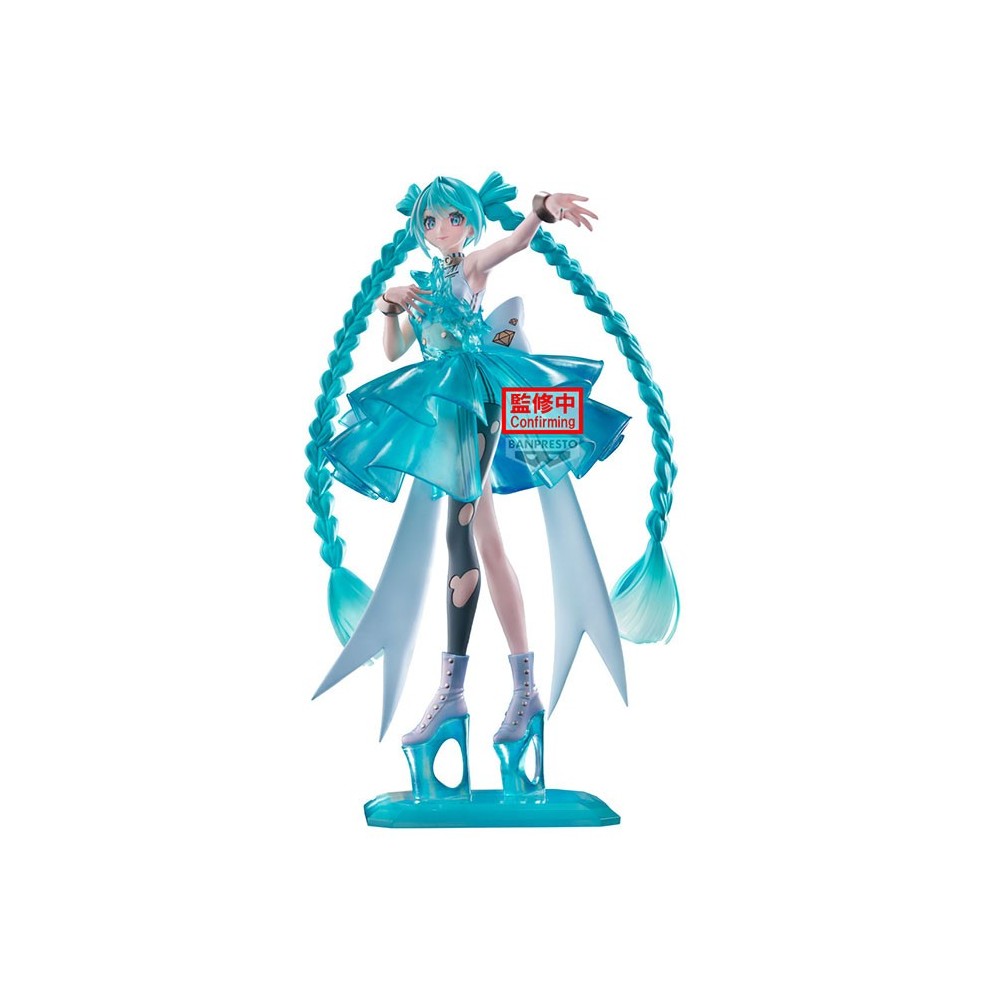 HATSUNE MIKU EMERALDGEM CLEARLUXE BPEV FIGURE STATUA BANPRESTO