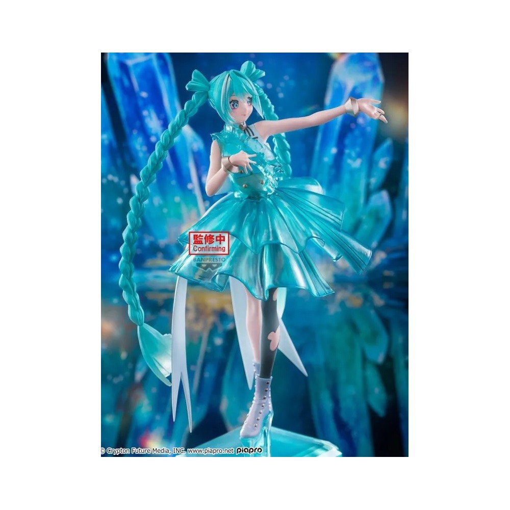 HATSUNE MIKU EMERALDGEM CLEARLUXE BPEV FIGURE STATUA BANPRESTO