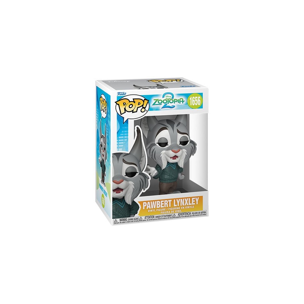 FUNKO POP! DISNEY ZOOTOPIA 2 PAWBERT LYNXLEY BOBBLE HEAD KNOCKER FIGURE FUNKO