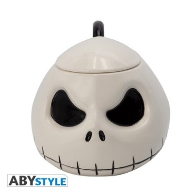 THE NIGHTMARE BEFORE CHRISTMAS JACK SKELLINGTON 3D MUG GLOW IN THE DARK TAZZA ABYSTYLE