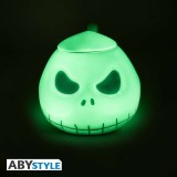 ABYSTYLE THE NIGHTMARE BEFORE CHRISTMAS JACK SKELLINGTON 3D MUG GLOW IN THE DARK