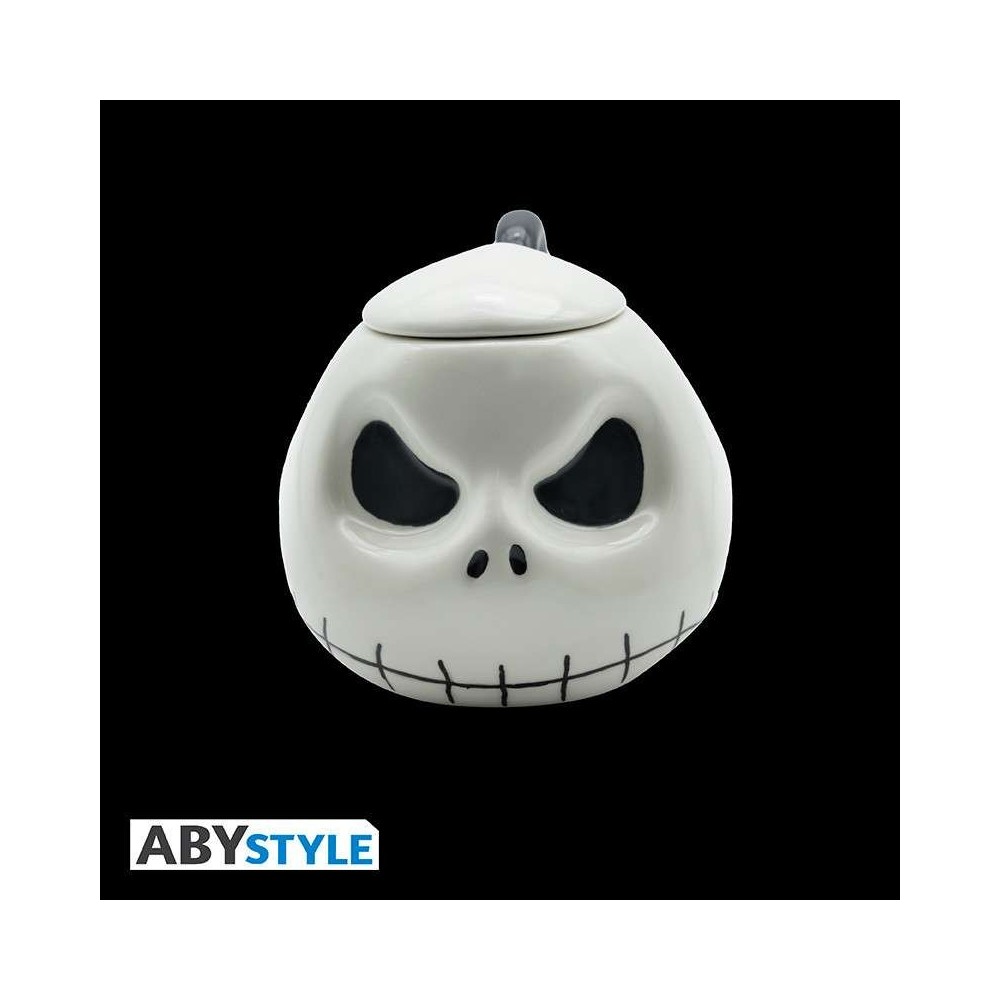 THE NIGHTMARE BEFORE CHRISTMAS JACK SKELLINGTON 3D MUG GLOW IN THE DARK TAZZA ABYSTYLE