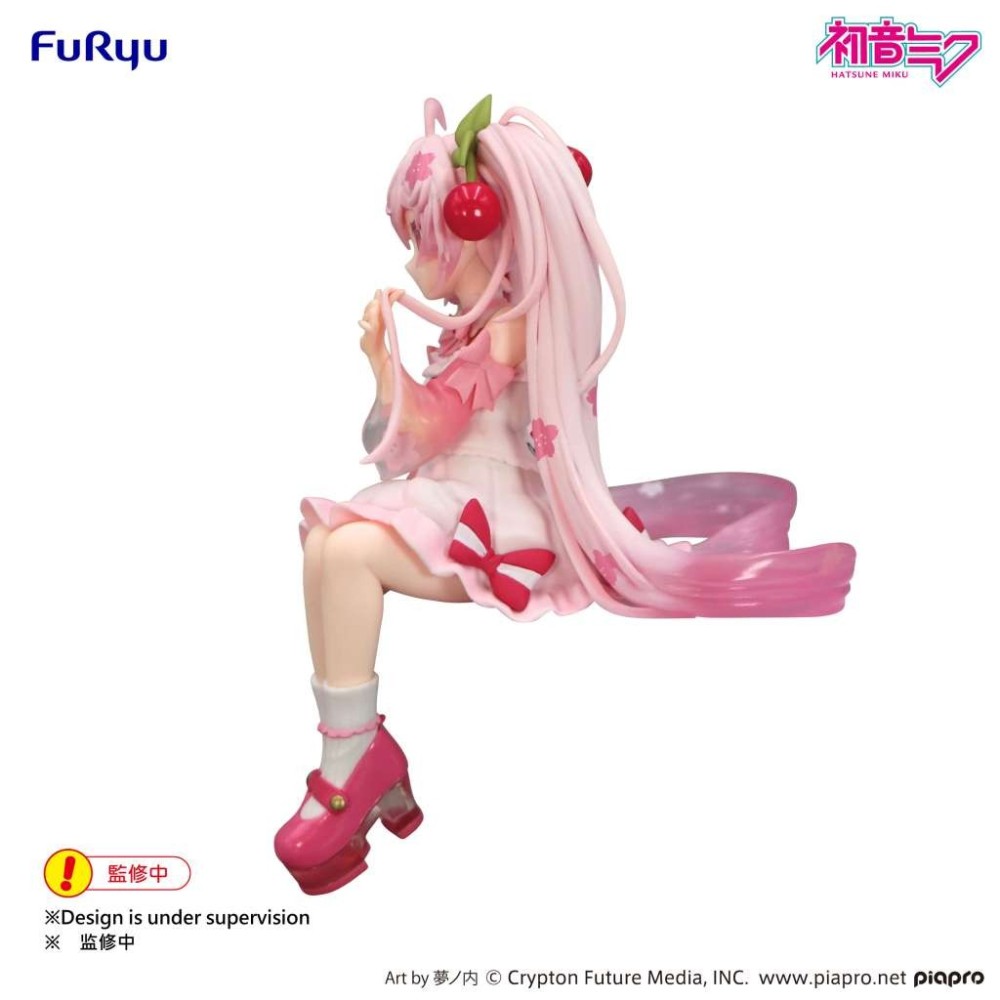 FURYU HATSUNE MIKU SAKURA MIKU 2025 WINK VERSION NOODLE STOPPER FIGURE