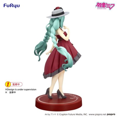 HATSUNE MIKU OUTING DRESS RED COLOR TRIO-TRY-IT FIGURE STATUA FURYU