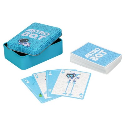 PALADONE PRODUCTS ASTRO BOT TIN POKER PLAYING CARDS DECK