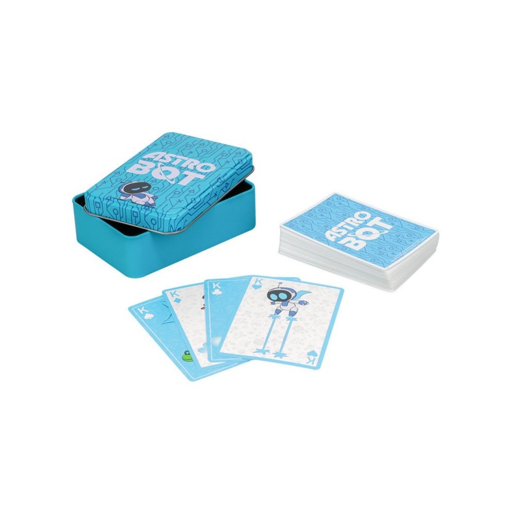 PALADONE PRODUCTS ASTRO BOT TIN POKER PLAYING CARDS DECK