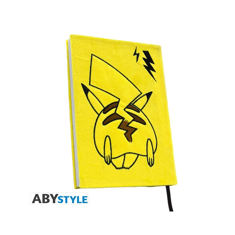 ABYSTYLE POKEMON PLUSH PIKACHU A5 PREMIUM NOTEBOOK