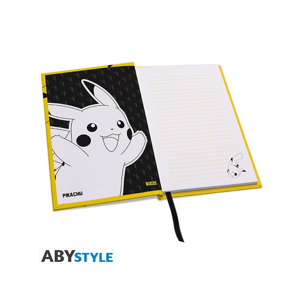ABYSTYLE POKEMON PLUSH PIKACHU A5 PREMIUM NOTEBOOK